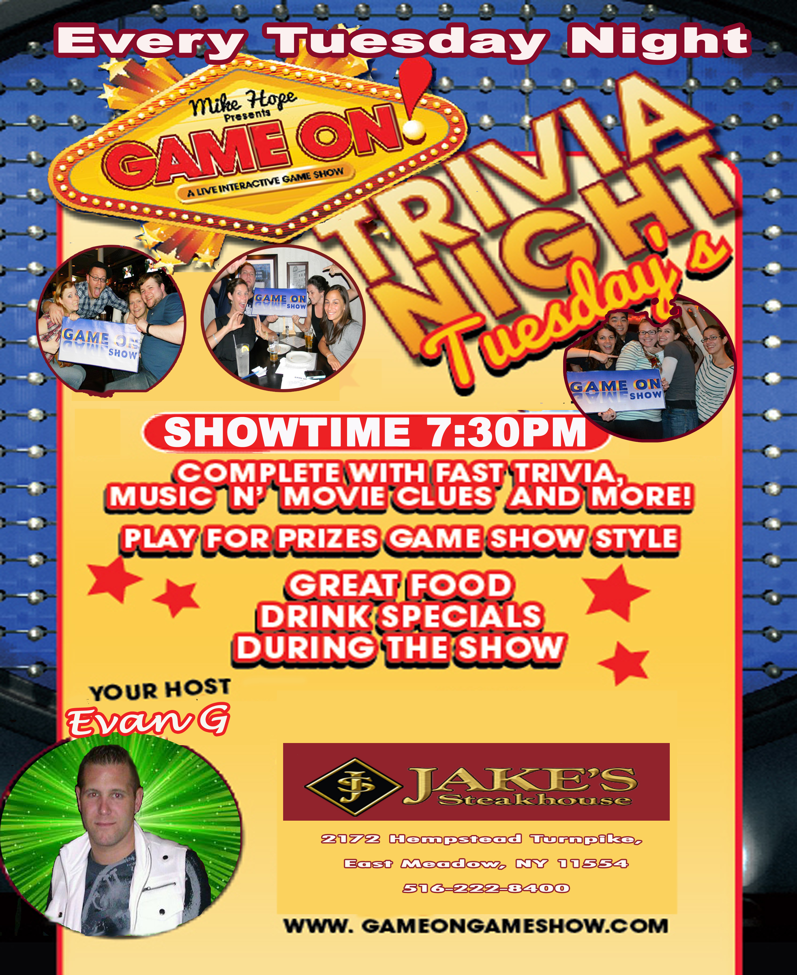 Poster_game_on_jakes_steak_house_730